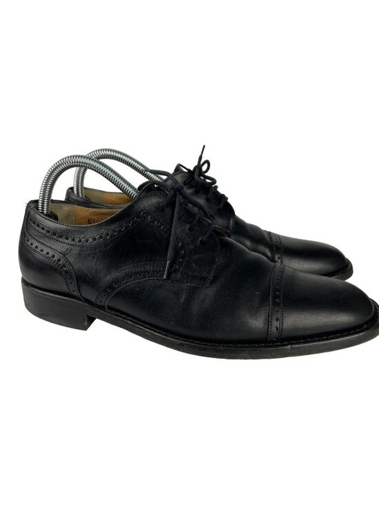 Bruno Magli Mens Talbot Black Lace Up Dress Shoes 8.5 M main image 4